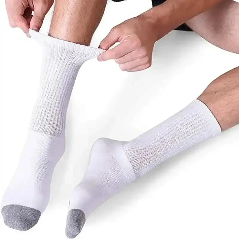 10 Pairs Plus Size Men's Athletic Socks (3 colours available) – view 5
