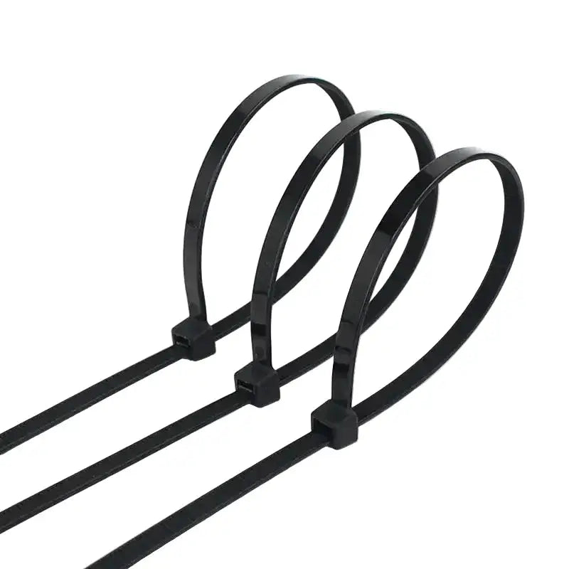 Habicare 100PCS Self-Locking Nylon Cable Ties Black 100PCS Self-Locking Nylon Cable Ties Black