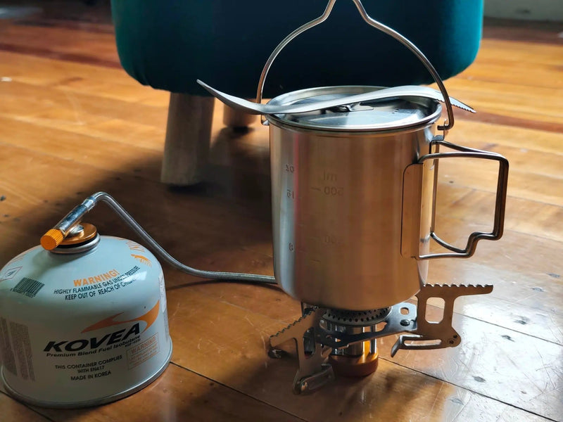 Complete Camp Kitchen Bundle - NZ Stock | Pot + Burner + Titanium Utensil – view 10