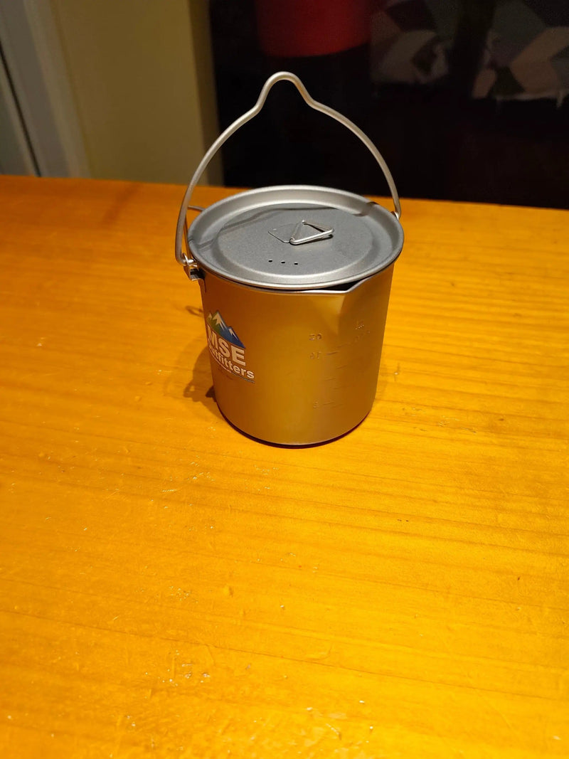 MSE Outfitters Titanium Pot 750ml | Ultralight Camp Cookware – view 6