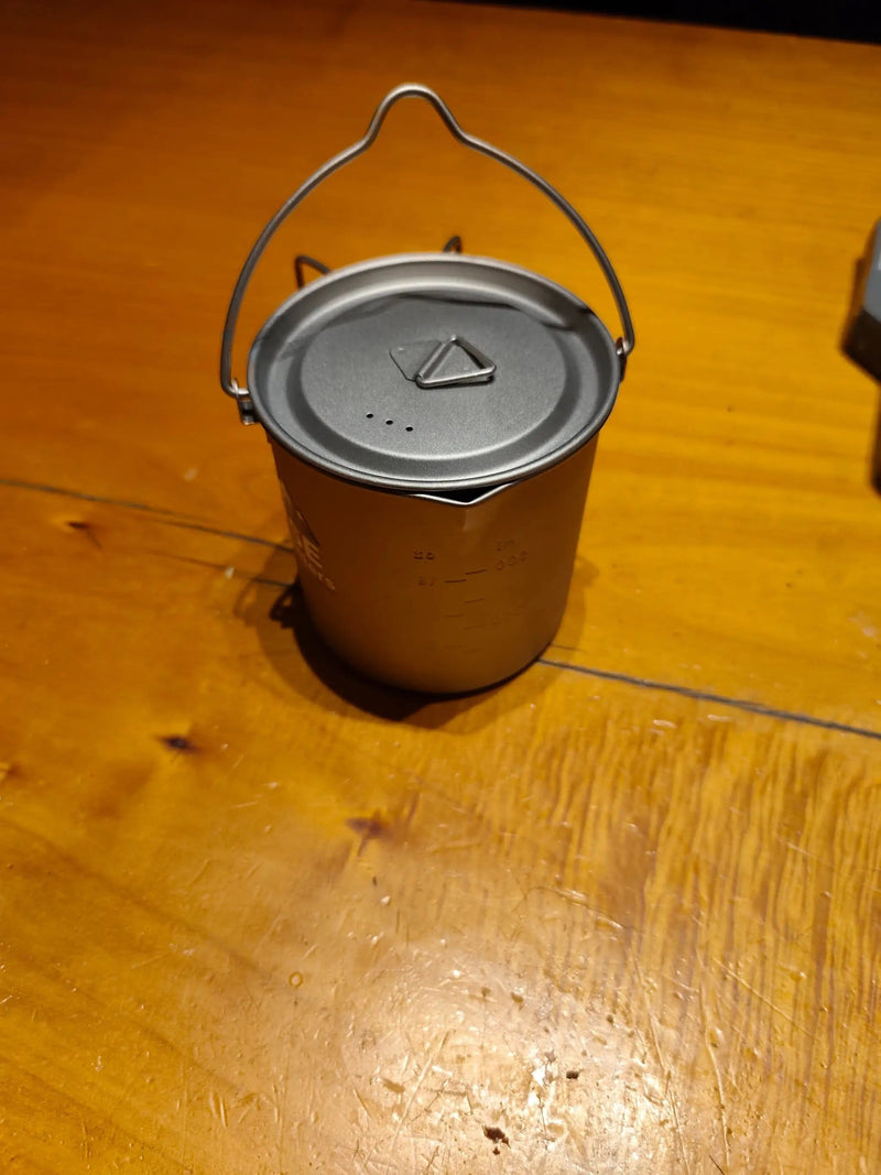 MSE Outfitters Titanium Pot 750ml | Ultralight Camp Cookware – view 9