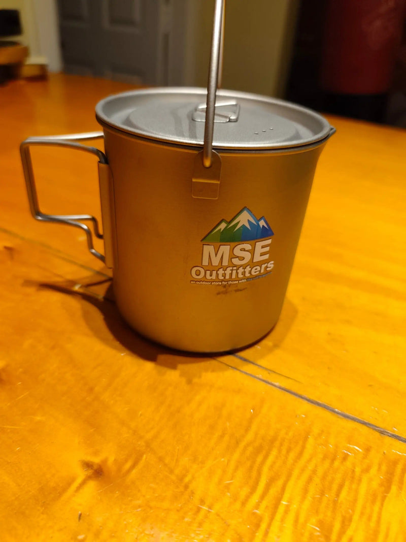 MSE Outfitters Titanium Pot 750ml | Ultralight Camp Cookware – view 11