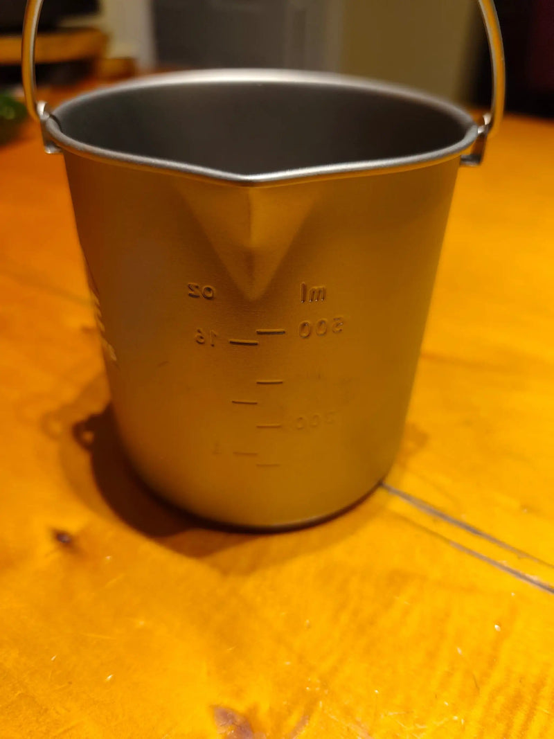 MSE Outfitters Titanium Pot 750ml | Ultralight Camp Cookware – view 4