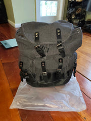 Waxed Canvas Leather Backpack — Retro Heritage Rucksack | Travel & Adventure Pack – view 19