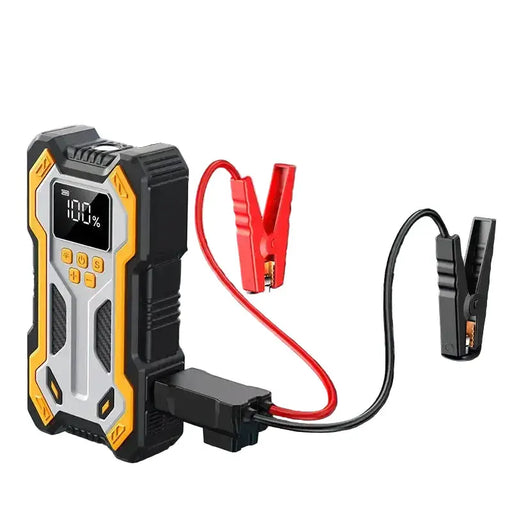 12V 10000mAh Multi-Function Car Jump Starter with Air Compressor & Wireless Power Bank – view 2