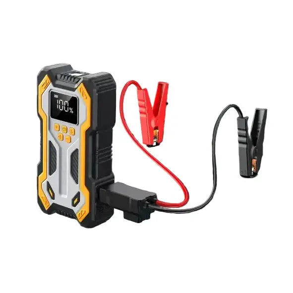 12V 10000mAh Multi-Function Car Jump Starter with Air Compressor & Wireless Power Bank – view 9