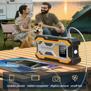 12V 10000mAh Multi-Function Car Jump Starter with Air Compressor & Wireless Power Bank – view 10