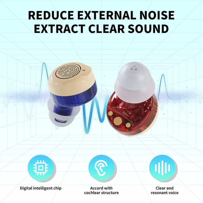 salelink.co.nz Unbranded Rechargeable Hearing Aids Rechargeable Hearing Aids (PR9130) | Action Outdoors NZ