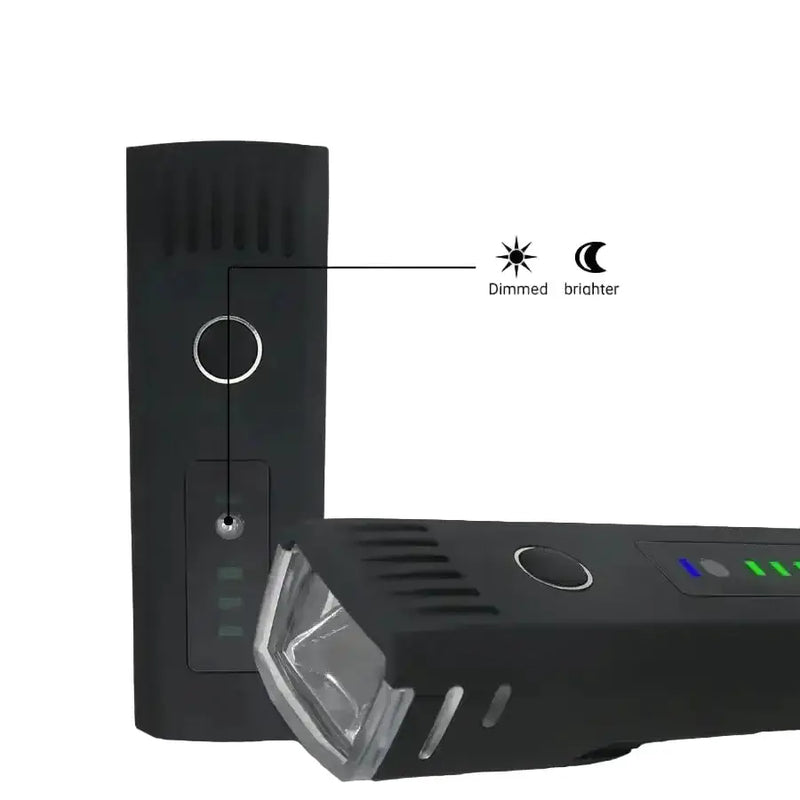 Habicare 1000-Lumen Rechargeable Front & Rear Cycling Light Set 1000-Lumen Rechargeable Front & Rear Cycling Light Set