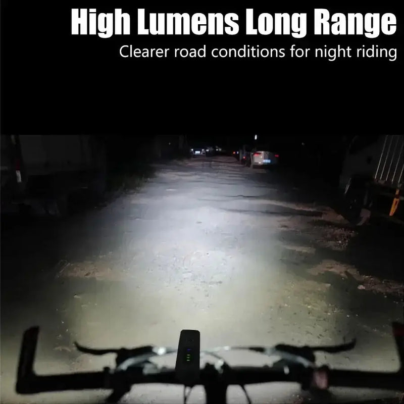Habicare 1000-Lumen Rechargeable Front & Rear Cycling Light Set 1000-Lumen Rechargeable Front & Rear Cycling Light Set
