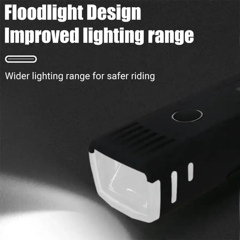 Habicare 1000-Lumen Rechargeable Front & Rear Cycling Light Set 1000-Lumen Rechargeable Front & Rear Cycling Light Set
