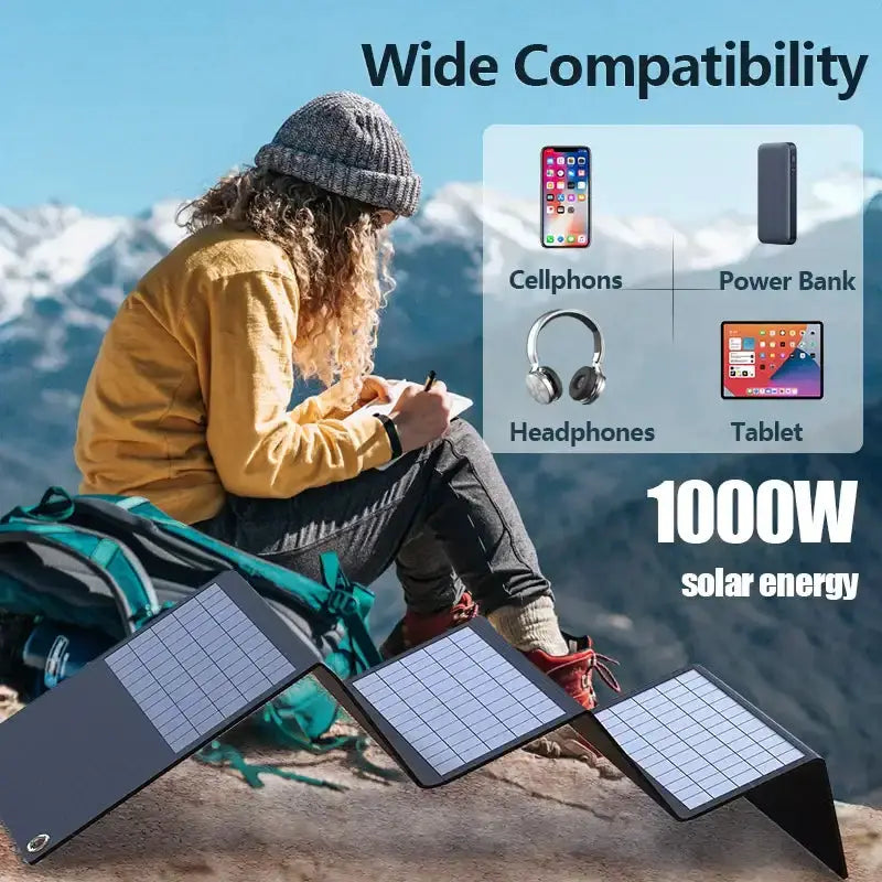 Habicare SS 1000W Outdoor Solar Panel Power Supply 1000W Outdoor Solar Panel Power Supply