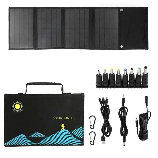 Habicare 1000W Foldable Solar Charger Bag with USB & DC Output 1000W Foldable Solar Charger Bag with USB & DC Output