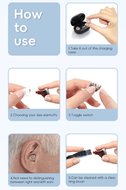 salelink.co.nz Unbranded Rechargeable Hearing Aids Rechargeable Hearing Aids (PR9130) | Action Outdoors NZ