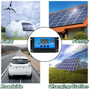 100W 12V Solar Panel Kit with Controller for RV's, caravans & Home (8 different types available) – view 4