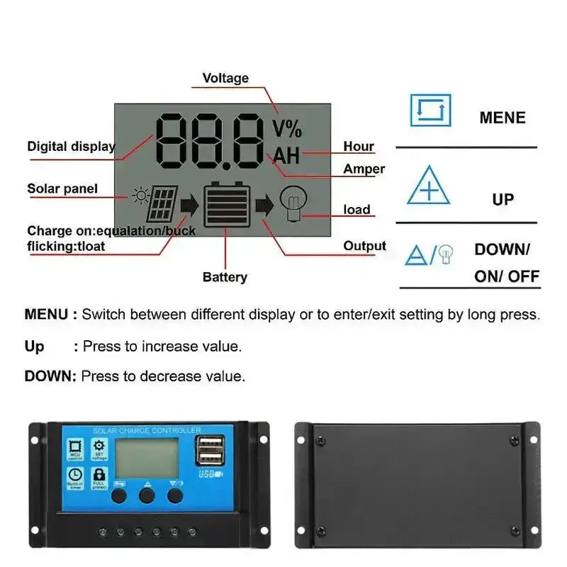 100W 12V Solar Panel Kit with Controller for RV's, caravans & Home (8 different types available) – view 11