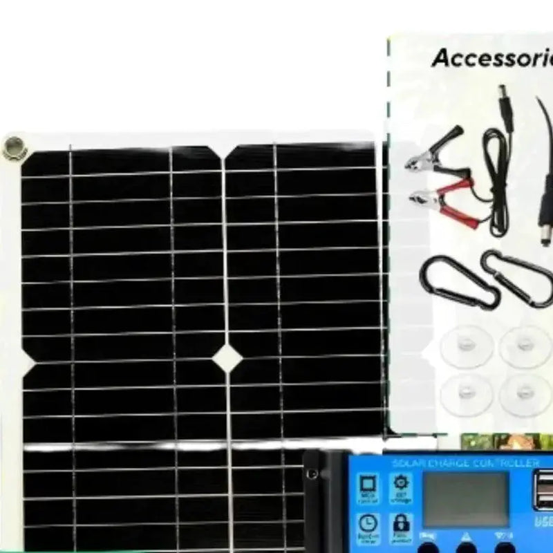 100W 12V Solar Panel Kit with Controller for RV's, caravans & Home (8 different types available) – view 3