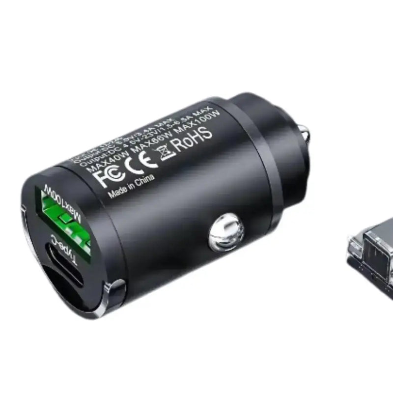 Habicare 9eight5 100W Mini USB-C Fast Car Charger Adapter 100W Mini USB-C Fast Car Charger Adapter