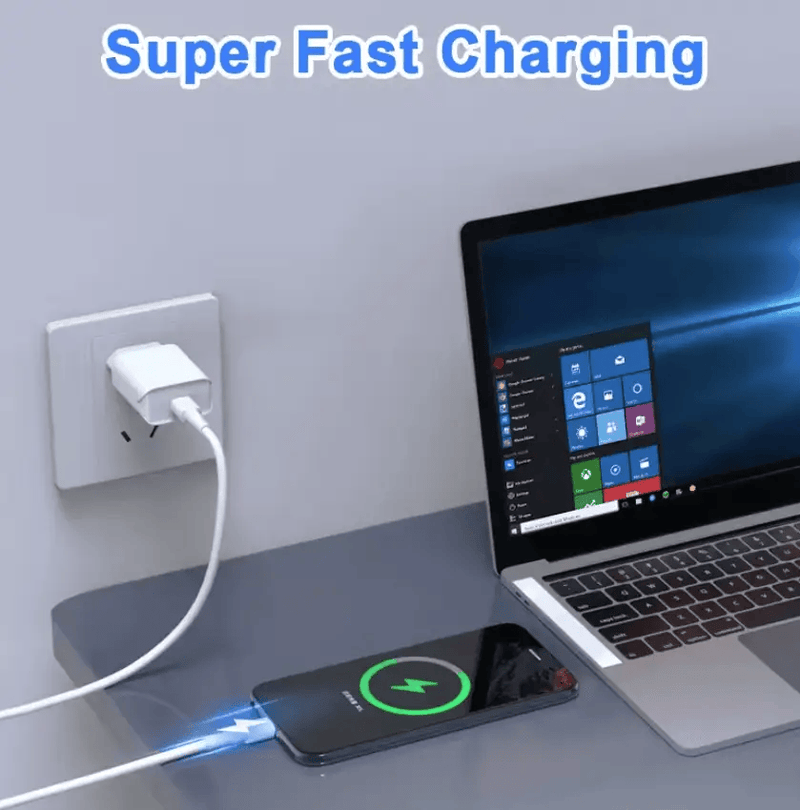 5A 100W USB-C to Lightning Cable – Super Speed Fast Charging & Data Sync – view 5