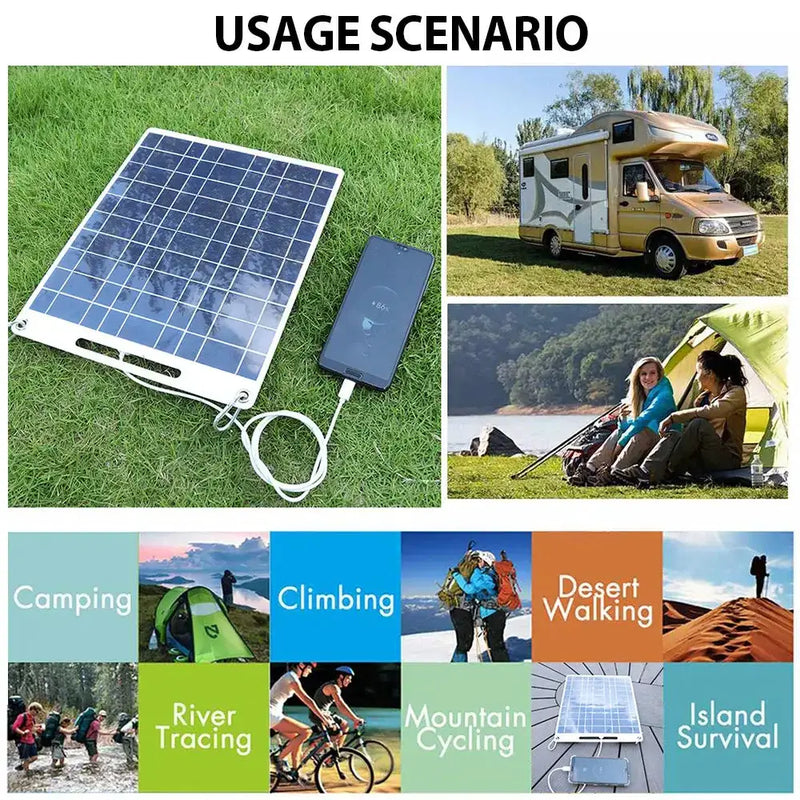 Habicare SS 100W Waterproof Solar Panel Charger 100W Waterproof Solar Panel Charger
