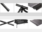 Portable Folding Table Tea Picnic Camping Barbecue Square Table 120X55X68 – view 5