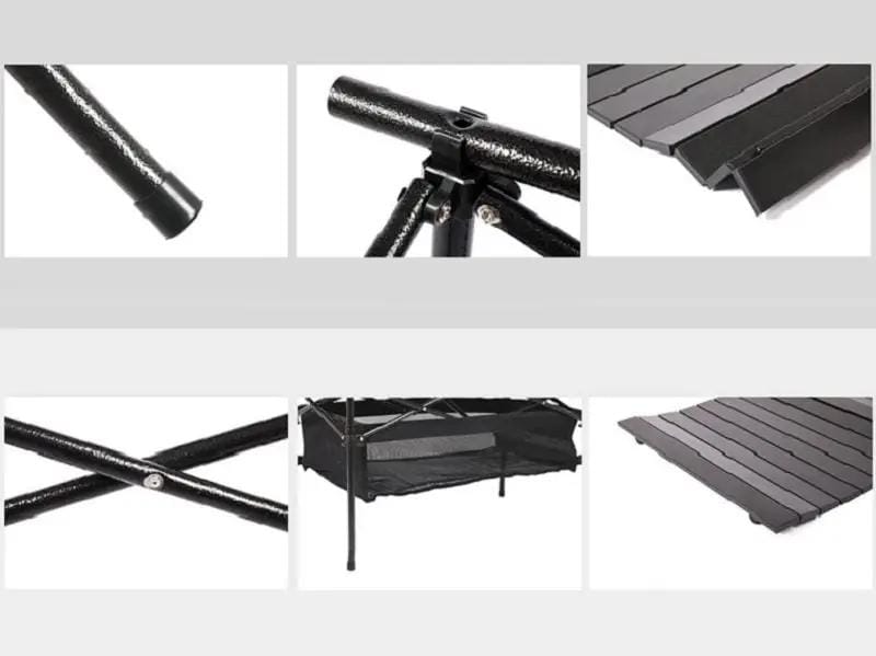 Portable Folding Table Tea Picnic Camping Barbecue Square Table 55cm – view 5