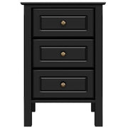 Yaheetech 2x Side Table Nightstand End Table 3-drawer Side Table 2x Side Table Nightstand End Table 3-drawer Side Table