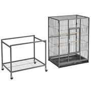 Yaheetech 53.5″H Mobile Large Parrot Cage w/ Stand Bird Cage 53.5″H Mobile Large Parrot Cage w/ Stand Bird Cage