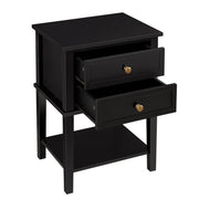 Yaheetech 2pcs Nightstand Side Table End Table 2pcs Nightstand Side Table End Table
