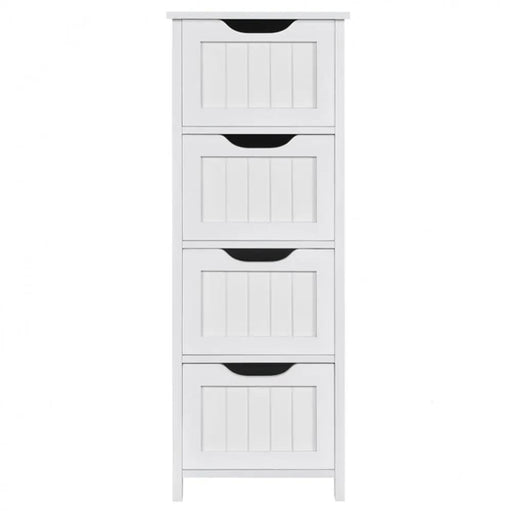 Yaheetech Bathroom Floor Cabinet Wooden Side Storage Organizer Bathroom Floor Cabinet Wooden Side Storage Organizer