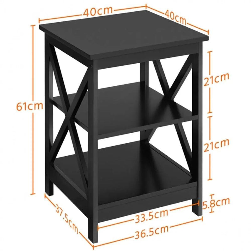 Yaheetech 1 Pair Side Table End Table Coffee Table 1 Pair Side Table End Table Coffee Table
