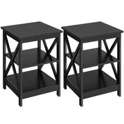 Yaheetech 1 Pair Side Table End Table Coffee Table 1 Pair Side Table End Table Coffee Table