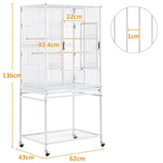 Yaheetech Large Parrot Cage with Stand Large Parrot Cage with Stand