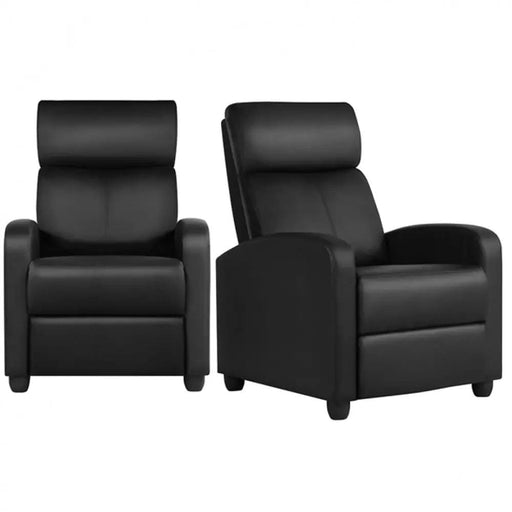 Yaheetech 1 pair PU Leather Recliner Chairs 1 pair PU Leather Recliner Chairs