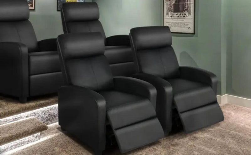Yaheetech 1 pair PU Leather Recliner Chairs 1 pair PU Leather Recliner Chairs