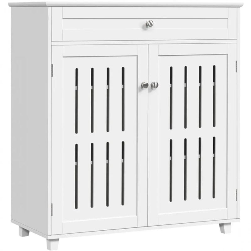 4 Tier Shoe Storage Cabinet 1 Drawer Closed Adjustable Shoes Rack – view 2