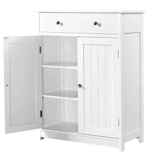 Free-Standing Bathroom Cabinet Storage Cabinet with 1 Drawer 2 Doors – view 2