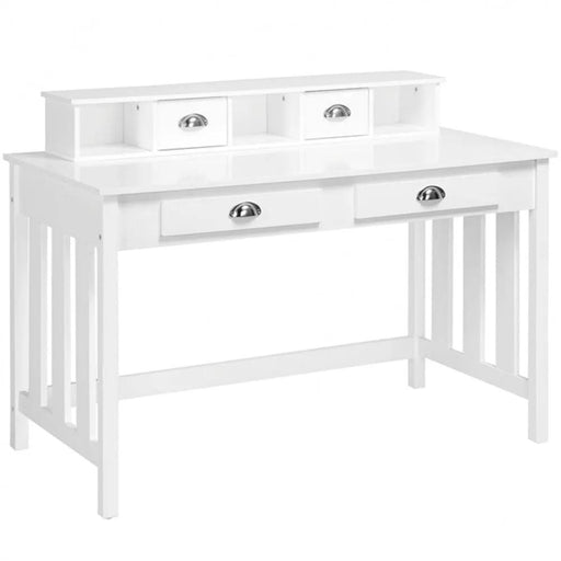Writing Computer Desk Modern Work Station Laptop Table Removable Floating Organizer – view 2