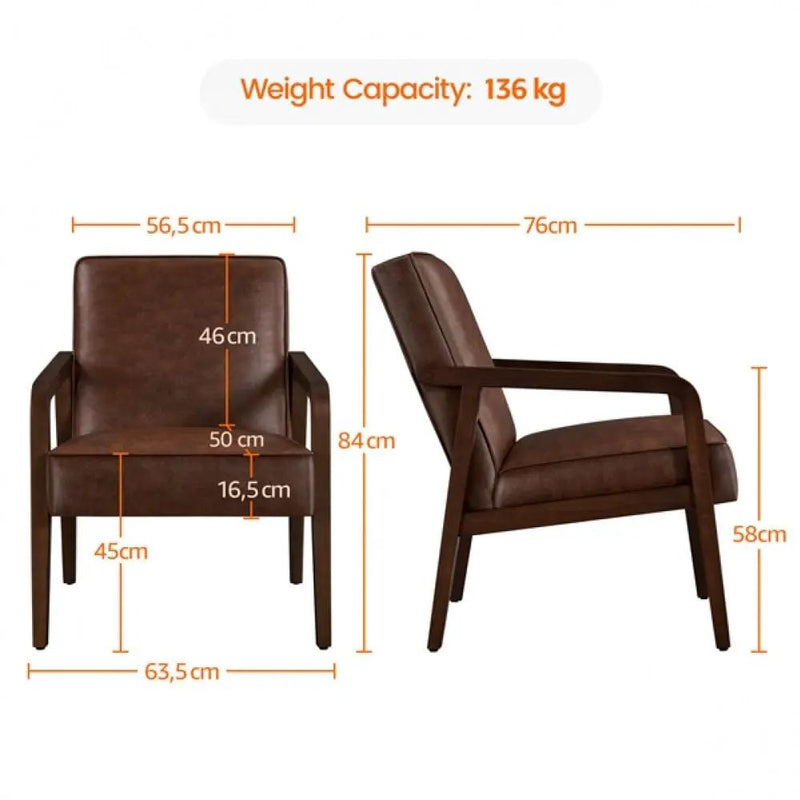 Yaheetech Accent Armchair Accent Armchair