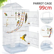 Yaheetech Metal Parrot Cage Bird cage w/ Swing & Ladder Metal Parrot Cage Bird cage w/ Swing & Ladder