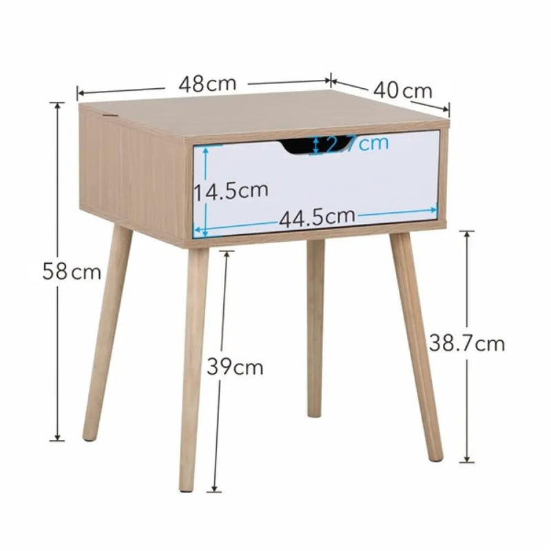 2pcs Brand New Bedside Table Nightstand End Table Nightstand – view 6