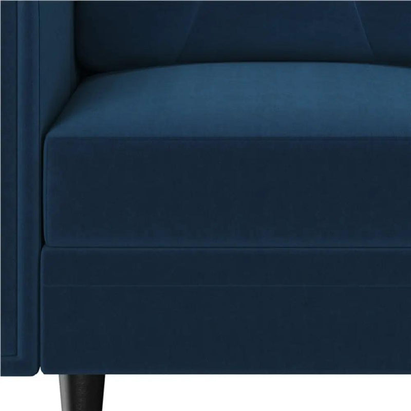 Yaheetech Velvet Upholstered Corner Sofa Velvet Upholstered Corner Sofa