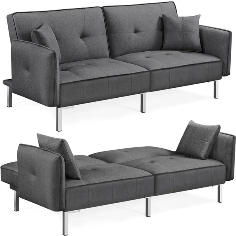Yaheetech Extra Large Sofa Convertible Futon Sofa Bed Extra Large Sofa Convertible Futon Sofa Bed