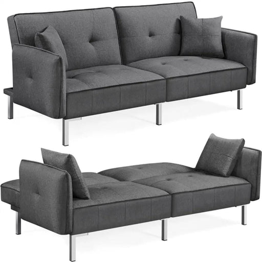 Yaheetech Extra Large Sofa Convertible Futon Sofa Bed Extra Large Sofa Convertible Futon Sofa Bed