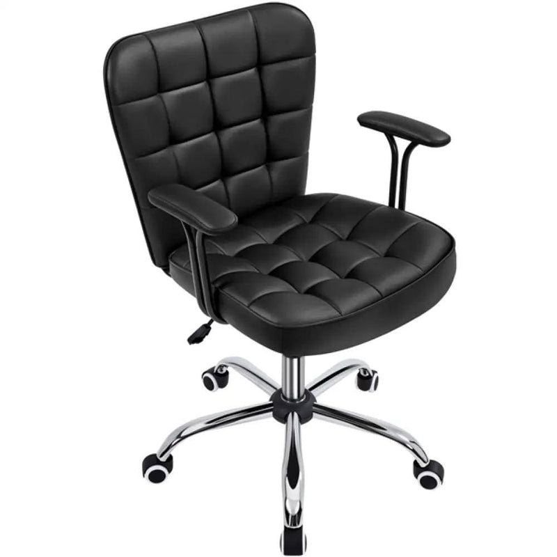 Yaheetech PU Leather Office Chair Computer Chair PU Leather Office Chair Computer Chair