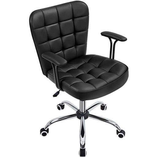 Yaheetech PU Leather Office Chair Computer Chair PU Leather Office Chair Computer Chair