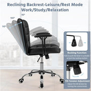 Yaheetech PU Leather Office Chair Computer Chair PU Leather Office Chair Computer Chair