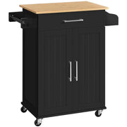Yaheetech Kitchen Island with Wheels Kitchen Island with Wheels