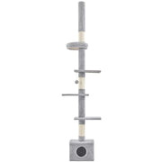 2.3-2.7M Floor-to-Ceiling Cat Tree Adjustable Tall Cat Tower – view 2