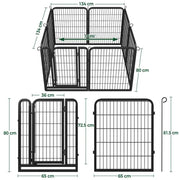 Yaheetech 8 Panels Dog Playpen Dog Pen 8 Panels Dog Playpen Dog Pen